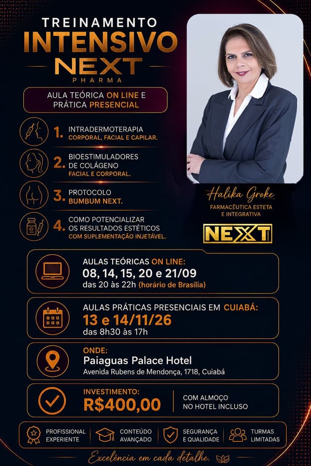 Treinamento Intensivo NEXT Pharma - MT