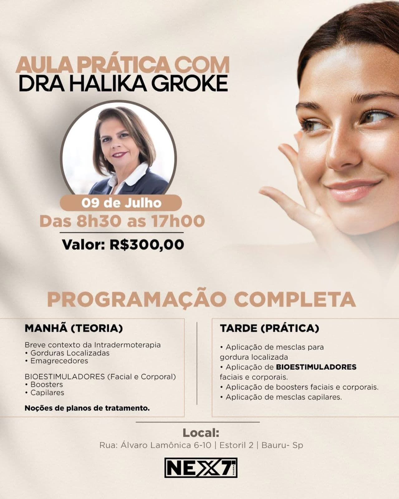 AULA PRÁTICA COM DRA HALIKA GROKE