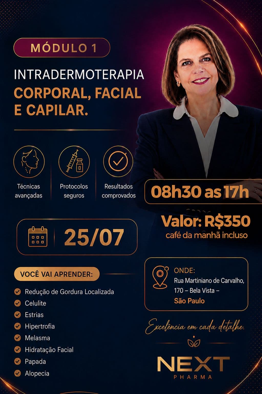 Módulos NEXTPHARMA com DRA HALIKA GROKE - Módulo 1